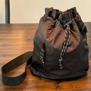 Offline by Aerie drawstring sack. Cross body bag.